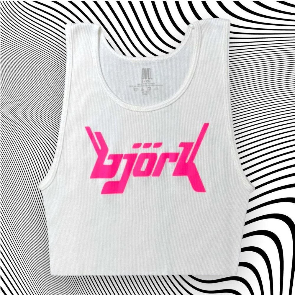 Bjork Band Unisex Cropped Tank